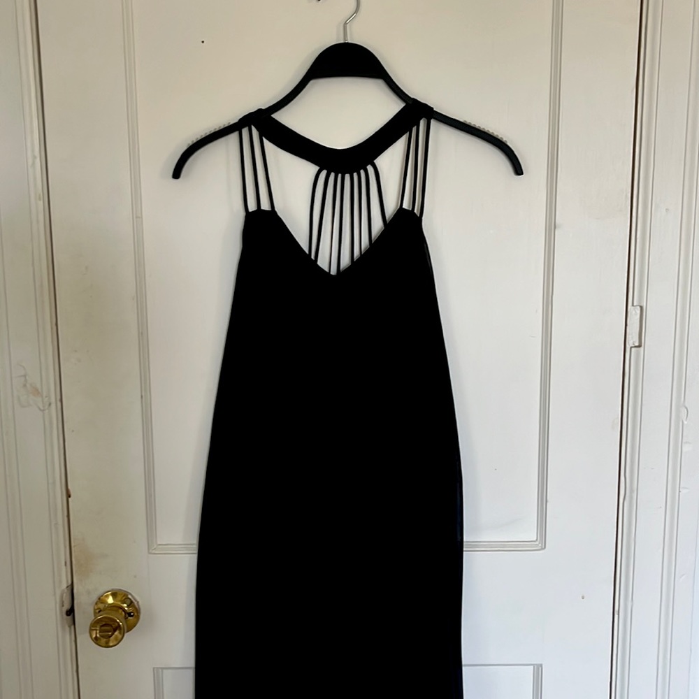 Express black mini shift dress